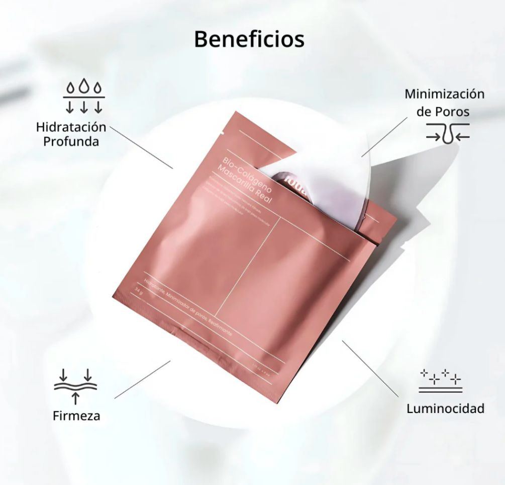 Biodance™ - Mascarilla de Colágeno - La Mas Viral del Mercado 😍Pack de 4  Mascarillas😍